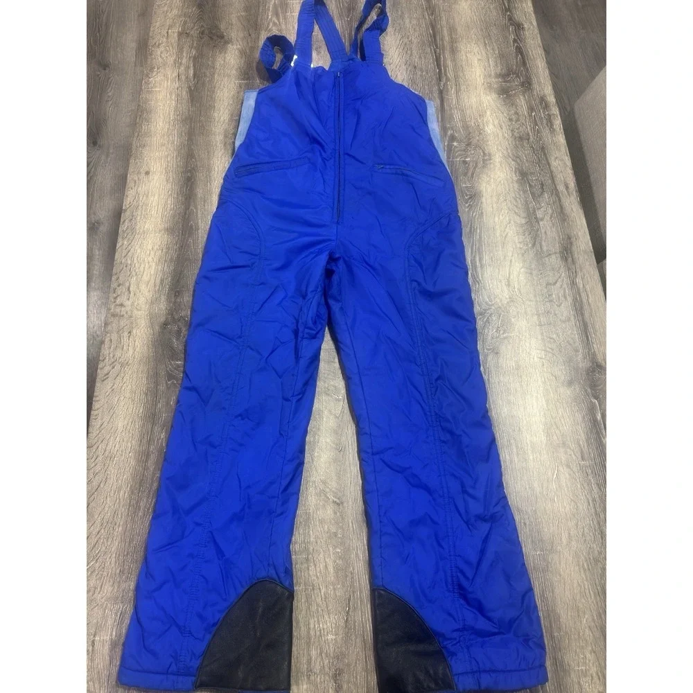 Vintage Miller Ski Bibs Overalls Snow Pants Snowboard Royal Blue Size S - Picture 2 of 11